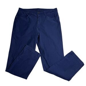 Lululemon Mens ABC Classic Fit Pant Pant Utilitech Size 34 Blue Night Sea